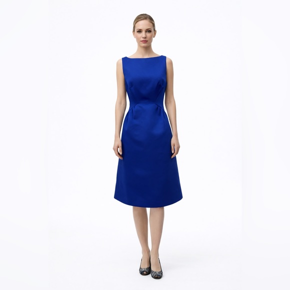 kate spade Dresses & Skirts - Kate Spade New York Cobalt Blue V-Back Structured Sleeveless Dress NWT Size 2